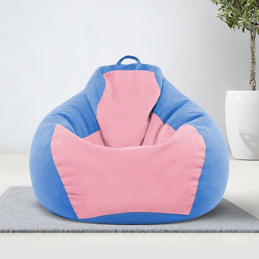 Linen Fabric EPS Filler Lightweight Comfortable Sofa Single Child Chair Baby Sleeping Living Room Furniture Bedroom Balcony Patio Tatami