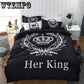 Luxury Bedding Bed Sheet Duvet Cover Pillow Case Comforter Set 3d Printing  King Home Textile