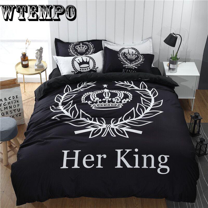 Luxury Bedding Bed Sheet Duvet Cover Pillow Case Comforter Set 3d Printing  King Home Textile
