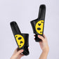 Summer Couple Cute Smiley Slippers Women's Non-slip Thick-soled Slippers Men Outdoor Beach Flip-flops EVA Home Slippers
