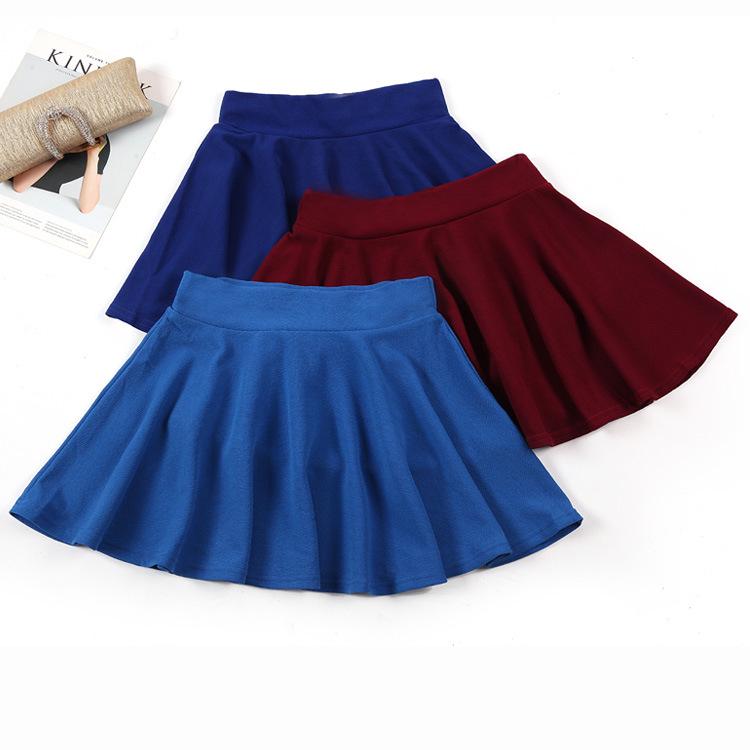 WTEMPO  Skirt Women Fashion Summer Black A-line High Waist Gauze Pantskirt