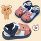 Children's Baby Baotou Sandals Summer Men and Women Buckle Princess Baby Non-slip Soft Bottom Plastic Sandals
