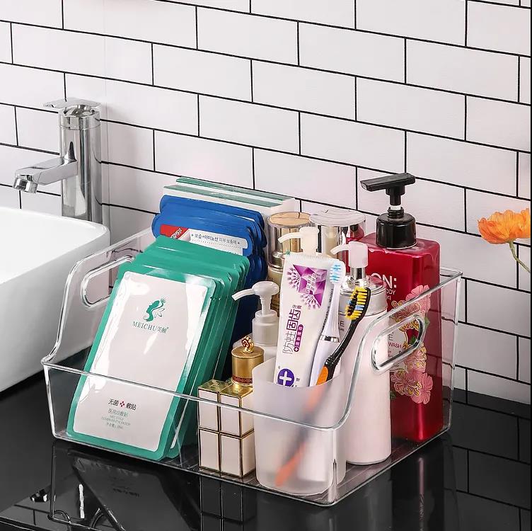 Cosmetic Storage Box Skin Care Products Lipstick Dustproof Rack Dormitory Finishing Desktop Dressing Table Storage Frame
