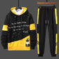 Spring Campus Sweater Suit Men Hooded Pullover Sports Suit Student Sportswear Casual Loose Clothing for Youth