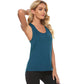 Fitness Sports Vest Women's Spring and Summer Quick-drying Yoga Beautiful Back U-neck Sleeveless Solid Color Ice Silk Bottoming Shirt