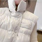 Cold-proof Vest Women's Down Cotton Short Autumn and Winter Outer Wear Waist Thick Coat