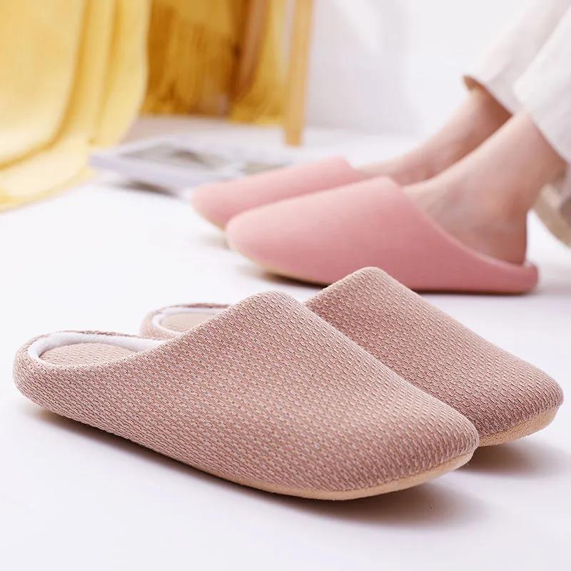 Women and Men Urban Cozy Soft Skid-proof Fleece Plush Indoor Slipper Winter
