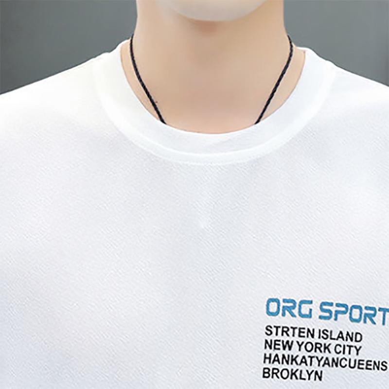 Men's Sweater Long-sleeved Round Neck Self-cultivation Hedging Youth Plus Velvet Thick Loose Men's Sweatshirts Autumn
