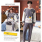 Cartoon Couple Pajamas Suit Tops and Pants Men Home Clothes Ladies Winter Cashmere Warm Homewear