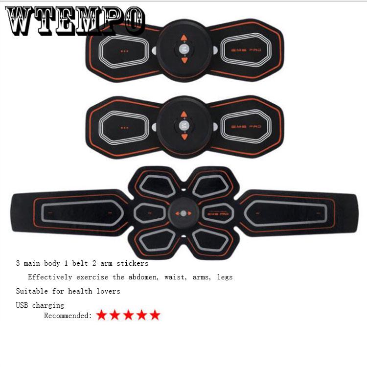 Abdomen sticker  smart stimulator abdominal exerciser fitness paste gear tone muscle training