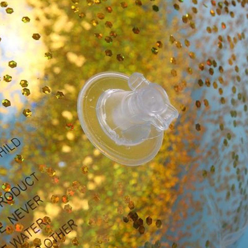 Thickened Inflatable Sequin Transparent Swimming Ring Transparent Sequin Adult Swimming Ring Inflatable Water Lifebuoy