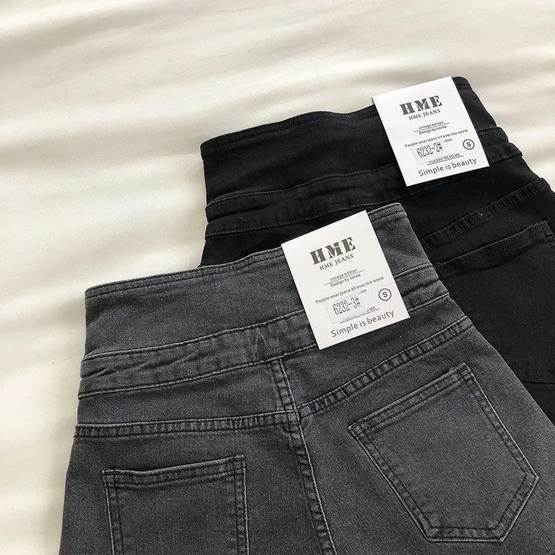Ins High Waist Denim Shorts Women's Summer Korean Version of Fashion Was Thin Wild A-pants Wide-leg Pants