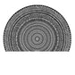 Simple Semicircular Entrance Carpet Floor Mats Household Entrance Door Foot Mats Nordic Bathroom Door Mats Non-slip Absorbent Pads