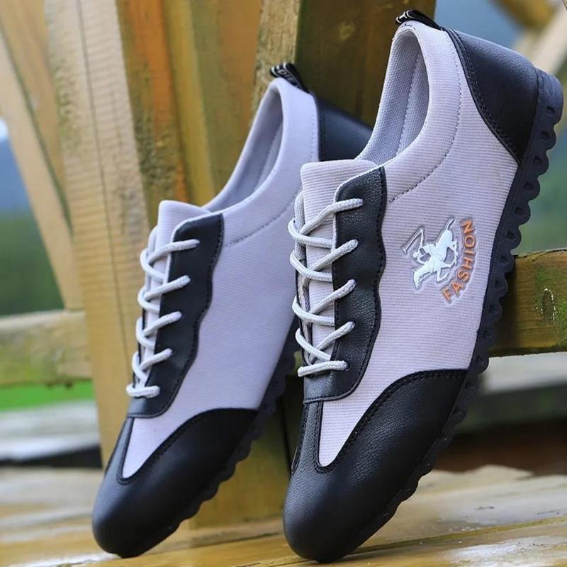 Men's Spring Shoes Trend Canvas Shoes Breathable Sneakers Men's Casual Shoes Lightweight Wear-resistant All-match Sports Shoes