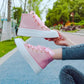 Japanese Ribbon Small White Shoes Summer Student Trend High-top Canvas Shoes Women