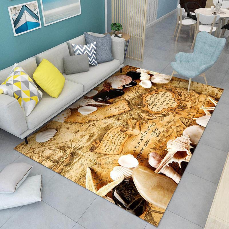 Modern 3D Carpet Bedroom Bedside Living Room Sofa Carpet Entrance Hall Door Mat Floor Mat Bedroom Kitchen Non-slip Mat