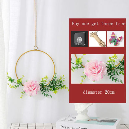 Room Layout Hanging Decoration Living Room Wall Wall Wrought Iron Pendant Wall Decoration Creative Dining Room Nordic Dormitory Bedroom