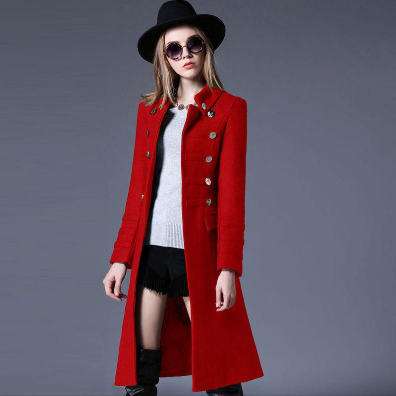 Long-sleeved Windbreaker Trend Wild Woolen Coat Spring and Autumn Large Size Woman's Clothing
