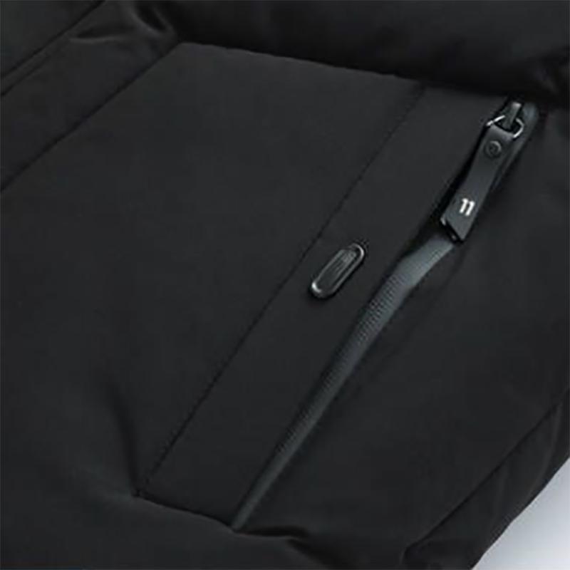 Winter Young and Middle-aged Down Padded Jacket Plus Velvet Padded Warmth Men's Cotton-padded Jacket Daddy Jacket
