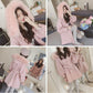 Women's Mid-length Woolen Coat with Waist and Woolen Collar Autumn and Winter Fashion Korean Small Thick Woolen Coat