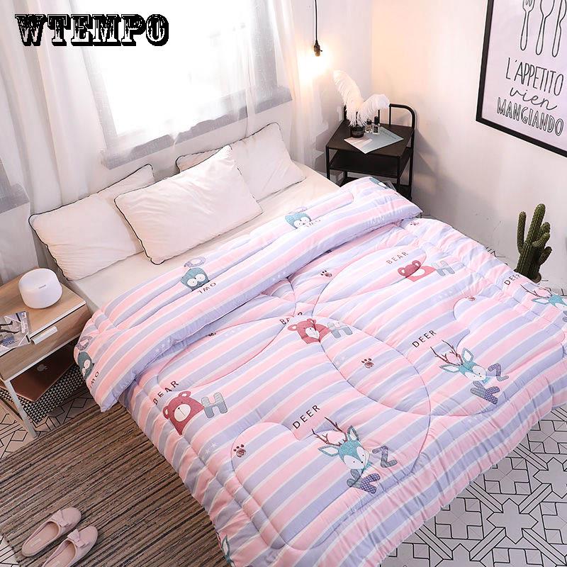 Quilt winter is thickened to keep warm student dormitory by core cotton quilt pad winter