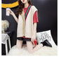 V-Neck Sweater Cardigan for Women Spring Asymmetry Loose Sleeveless Knitted Vest Girl Outerwear
