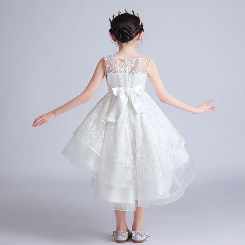 Wedding Flower Girl Dress Children Show Evening Dress Girl Elegant Princess Dress Mesh Skirt
