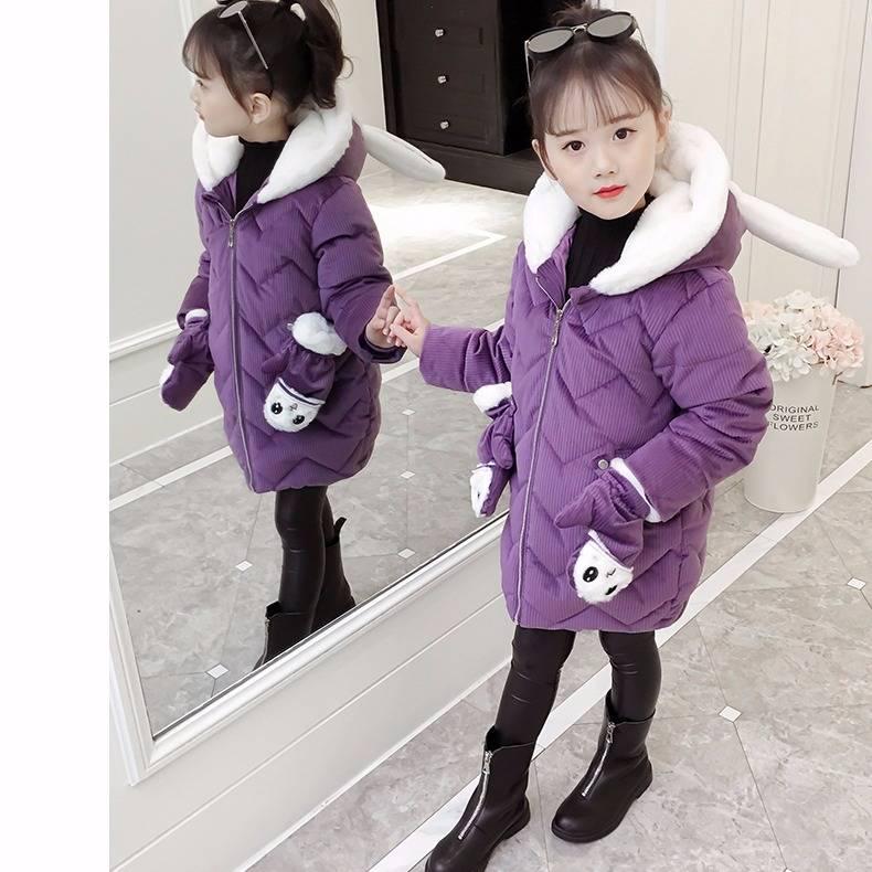 Winter Girls Jackets Boys Coat Hooded Children Parkas Casual Thicken Warm Baby Kid Clothes Outerwear