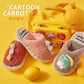 Children's Cotton Slippers Boys Cartoon New 4-10-year-old Boys Autumn and Winter Cute Winter Dinosaur Wool Slippers Parents and Children