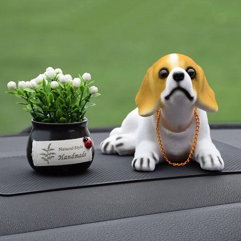 Cute Creative Car Shaking His Head Dog Car Interior Decoration Car Interior Decoration Toys
