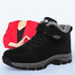 Elderly Shoes Cotton Shoes Winter Plus Velvet Waterproof Non-slip Thick Snow Boots Hiking Shoes Male