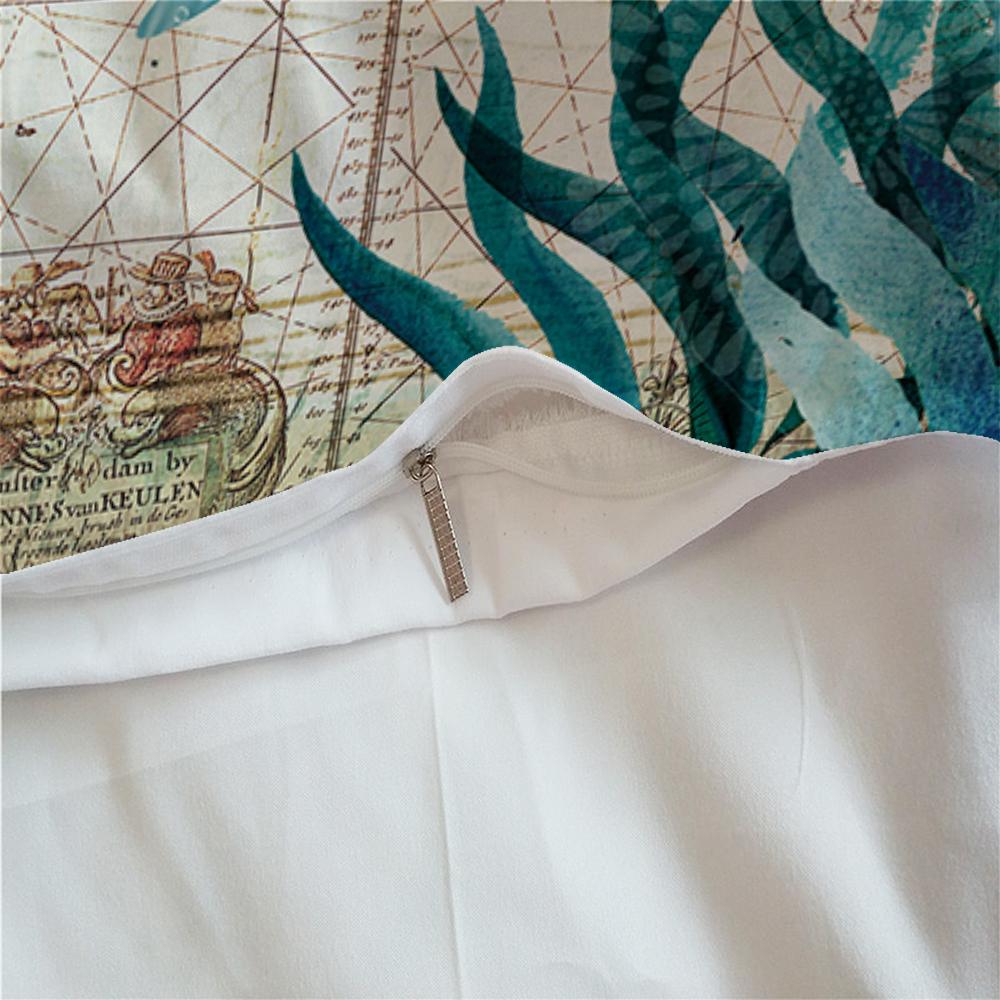 Duvet Cover Fashion 3pcs 3D Dolphin Bedding Set Queen King Size Bedroom Comforter Cover