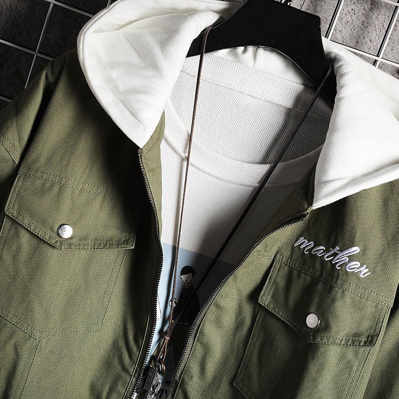 Plus size men's clothing jacket men's spring and autumn trend denim jacket casual jacket men