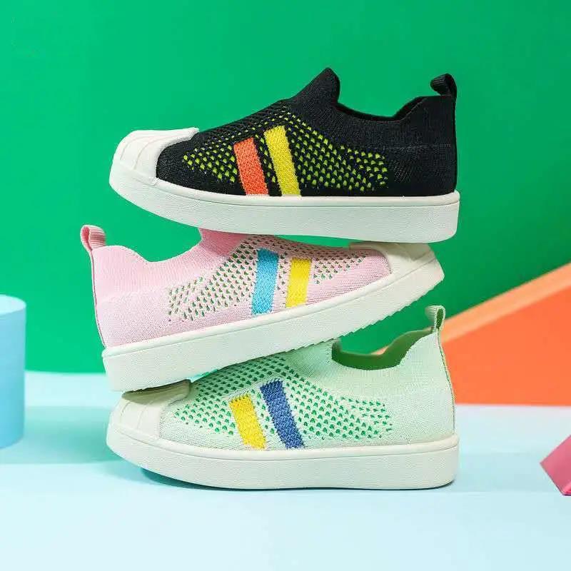 Children Shoes Boy Girls Sneaker for Running Boys Casual Shoes Outdoor Anti-Slippery Flat Shoes