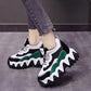 Thick-soled Heightened Travel Running Shoes Casual Student Breathable Sneakers All-match Comfortable Women Walking Sneakers