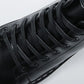 Men's Black Martin Boots Mid-British Thick-soled Men's Boots Korean Style Trendy All-match High-top Leather Shoes