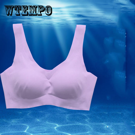 Professional Absorb Sweat Top Athletic Running Sports Bra Yoga Gym Seamless Crop Bra Gradient Sport