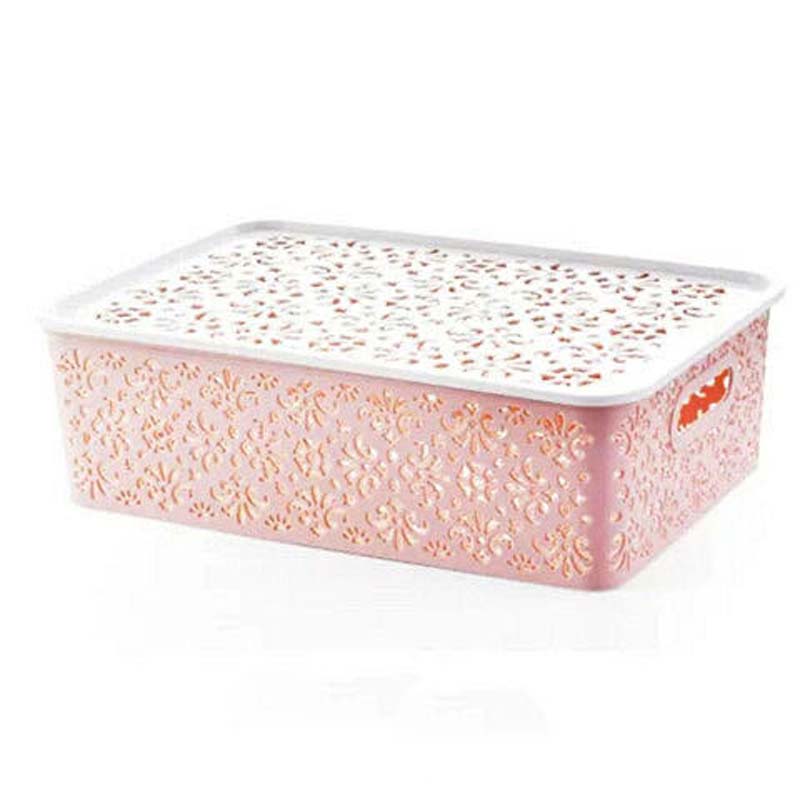 Openwork Storage Basket Cosmetic Clothing Snack Desktop Storage Box