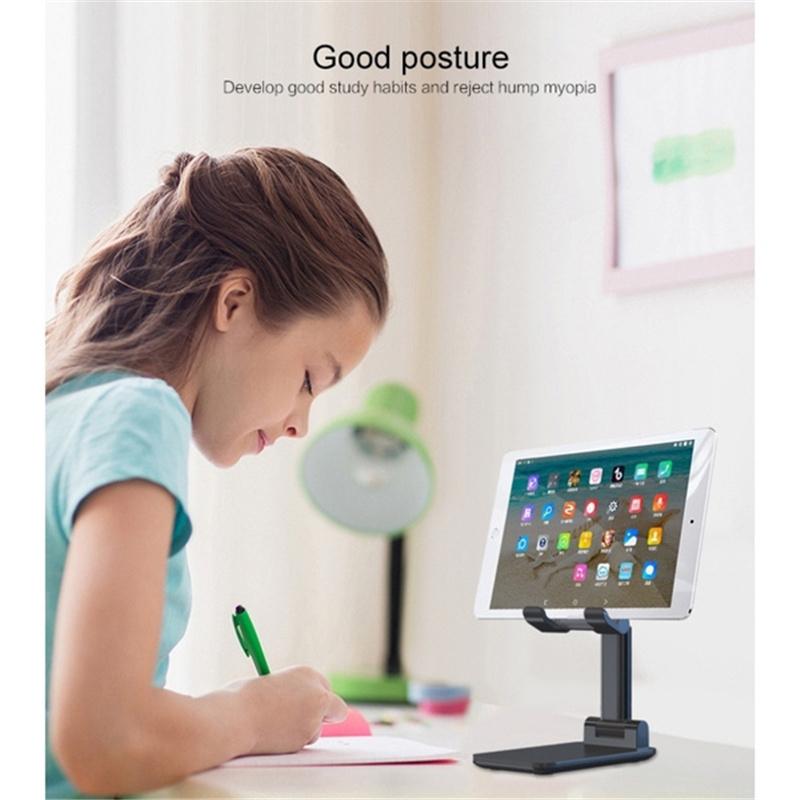 Universal Foldable Phone Stand Support Desk Mobile Phone for IPhone IPad Adjustable Metal Desktop Tablet Holder