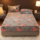 3pcs/set Thick Coral Velvet Bed Cover Winter Warm Bedspread Plus Velvet Mattress Cover Twin Queen King Size