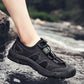 Plus Size 38-46 Men Outdoor Water Sneaker Non Slip Hiking Climbing Aqua Shoes Beach Barefoot Upstream Shoes Leather Seaside Shoes
