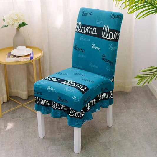 Party Dining Chair Covers With Backrest Modern Pattern Elastic Hotel Banquet Wedding Chair Slipcover
