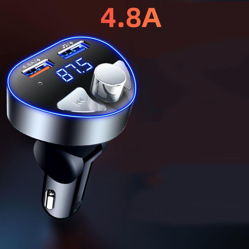 High Sound Quality Car MP3 Player Car Bluetooth Receiver Dual USB Port Fast Charger Multi-function Charging Tool Car Supplies