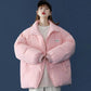 Cotton-padded Clothes Women's Trendy Winter Korean Style Loose Short Bread Jacket