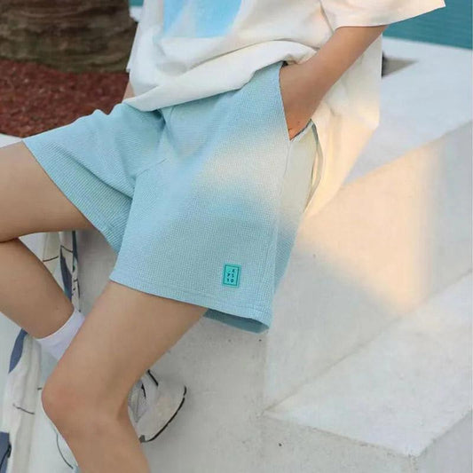 Women's Sports Shorts Summer Thin High Waist Loose Thin Wide Leg Five Points Korean Ladies Casual Shorts Comfortable Solid Color Short Pants