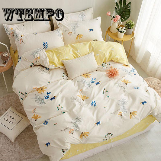 Comfortable Home Textile Four-piece Soft Warm Bedding Sets