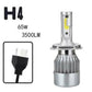 Car Headlights Strong Light 12V24V 65W Super Bright Spotlight 9005 9006 9012 H4 High and Low Beam Integrated H7 Auto Parts