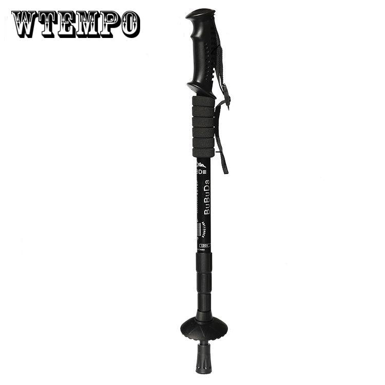 WTEMPO Trekking pole adjustable folding walking hiking trekking pole walking stick