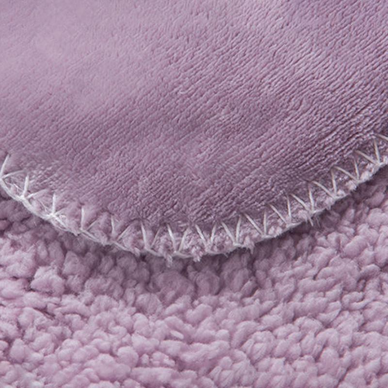 Multifunctional Artificial Lamb Velvet Blanket Lazy Blanket Coral Velvet Blanket Warm Small Woolen Blanket Office Lunch Break Shawl Blanket