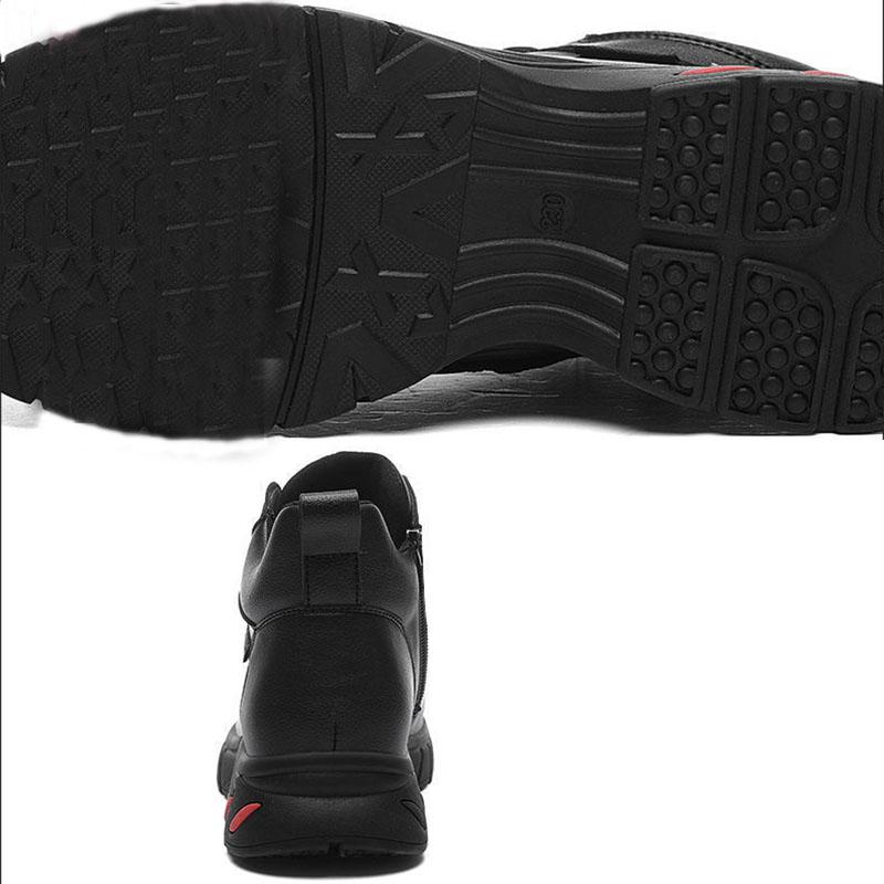 Winter Plus Velvet Sports Shoes Women's Shoes All-match Running Shoes Women's Casual Shoes Thick-soled Non-slip Flat Leather Shoes